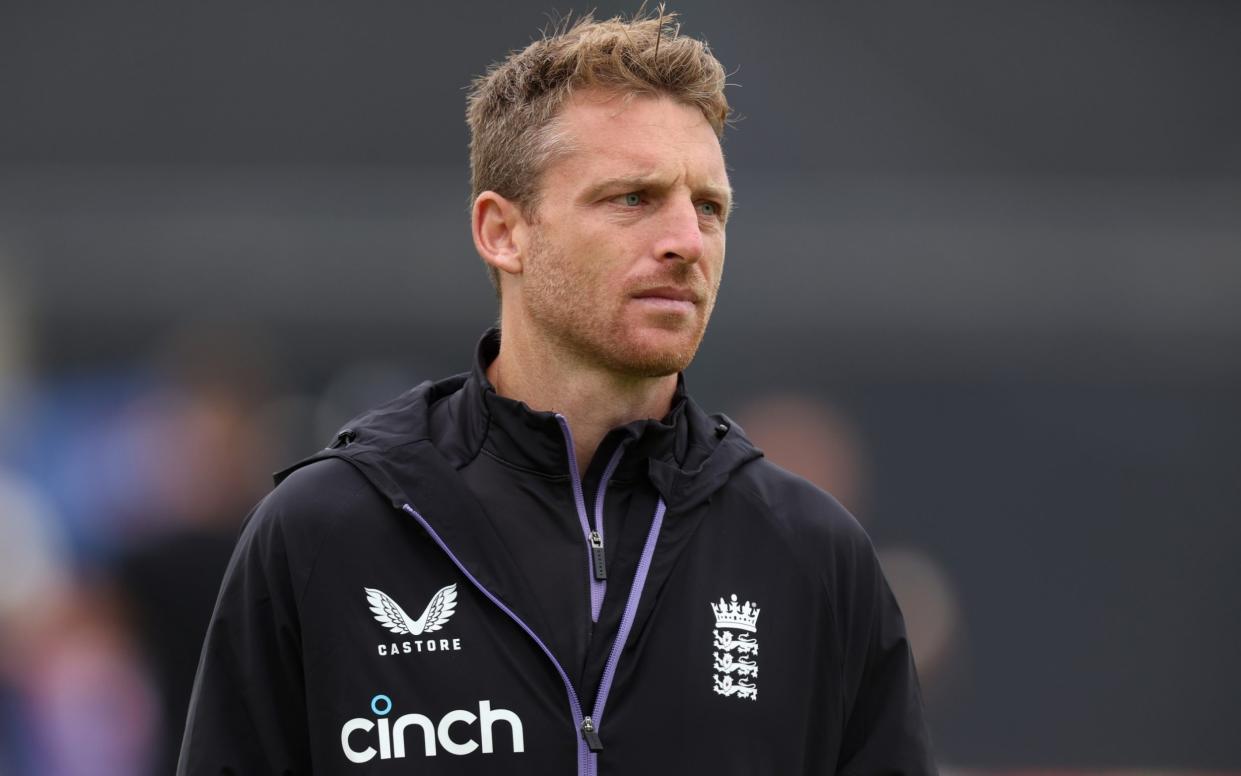 Enlgand captain Jos Buttler during a nets session at the Utilita Bowl, Southampton. England will play Australia in their first IT20 match tomorrow