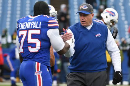 IK Enemkpali, left, and Rex Ryan (AP)