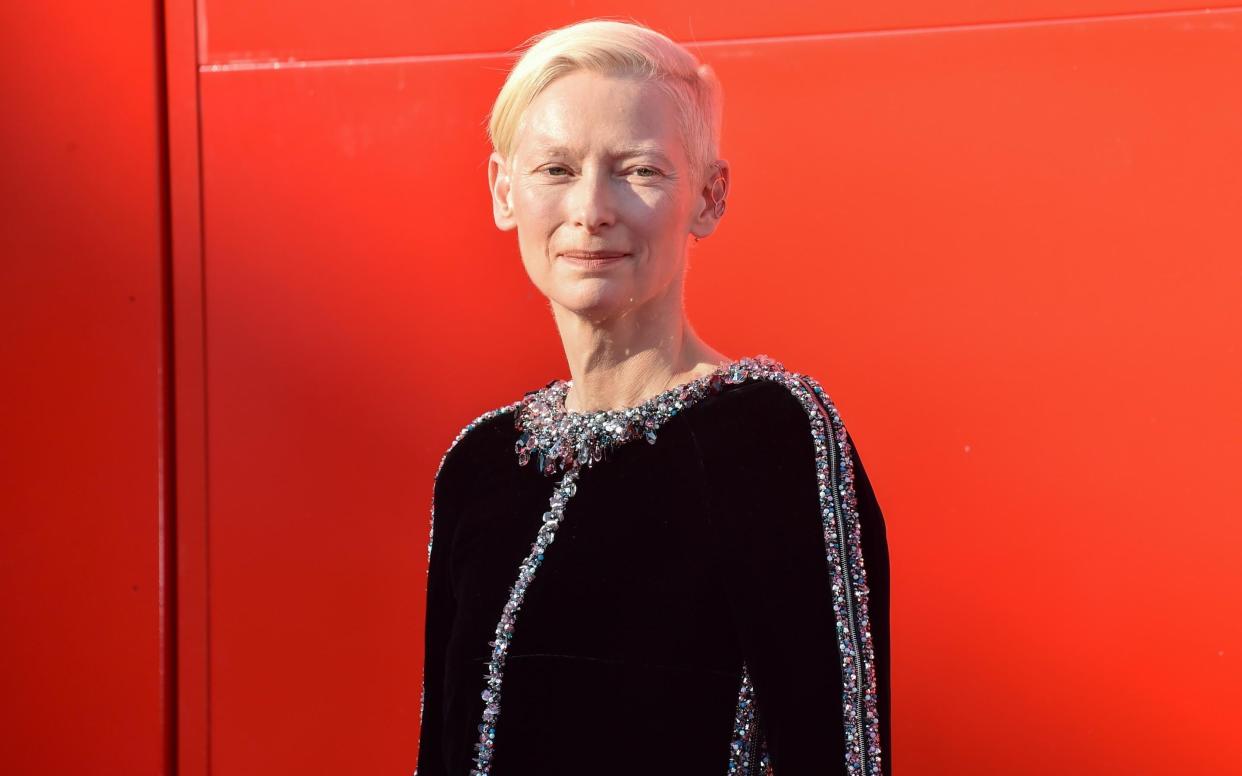 Tilda Swinton at the 2018 Venice Film Festival - Getty