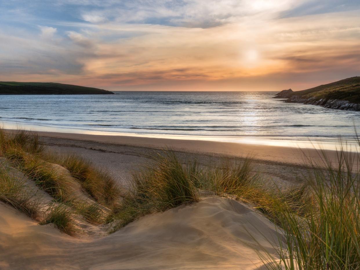 Crantock Beach on the Cornish coast (Getty/iStock)