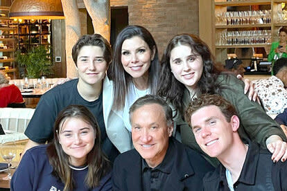 Heather Dubrow, Terry Dubrow, Maximillia Dubrow, Katarina Dubrow, Nicholas Dubrow, Ace Dubrow pose for a photo together