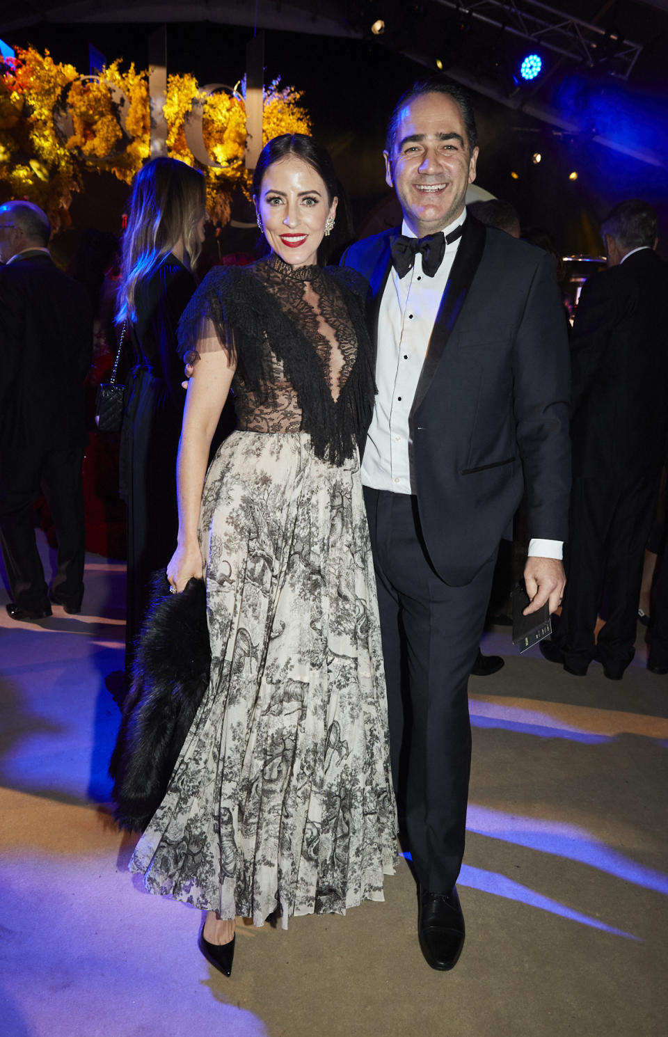 Michael 'Wippa' Wipfli and wife Lisa Wipfli attend Gold Dinner 2021 on June 10, 2021 in Sydney, Australia. Photo: Getty Images.