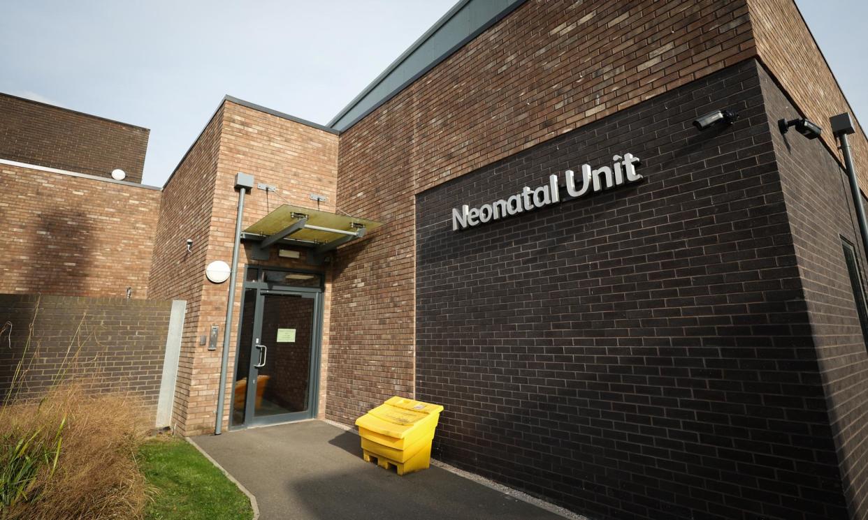 <span>The neonatal unit at the Countess of Chester hospital in Chester.</span><span>Photograph: Adam Vaughan/EPA</span>