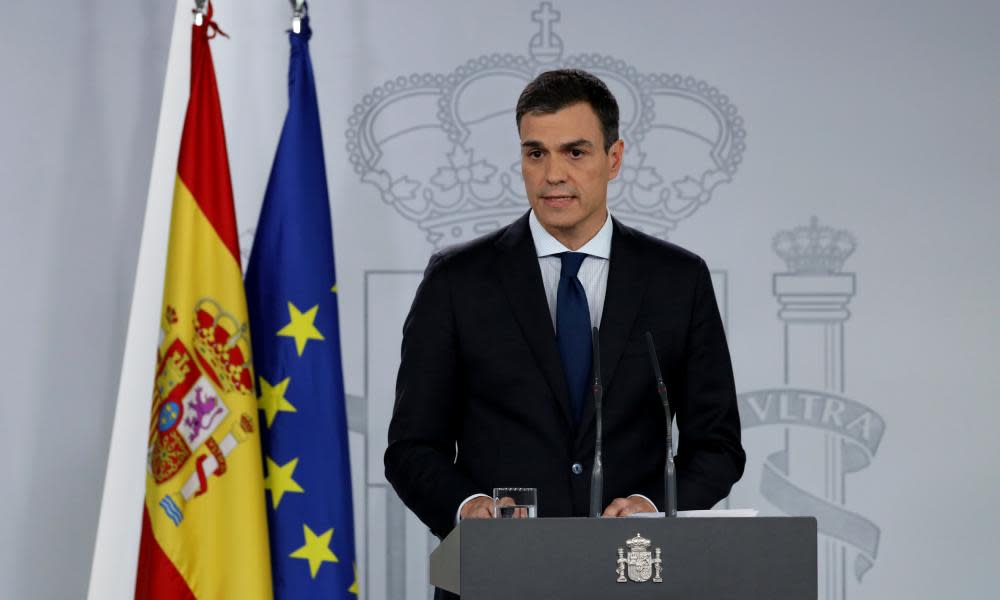 ‘All these kinds of referendums do is fragment … and polarise societies,’ said Spain’s Prime Minister Pedro Sanchez, who is still grappling with the issue of Catalan independence. 