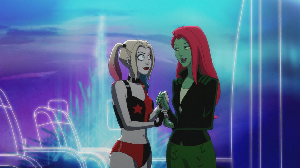 Harl and Ivy on season 3 of Harley Quinn