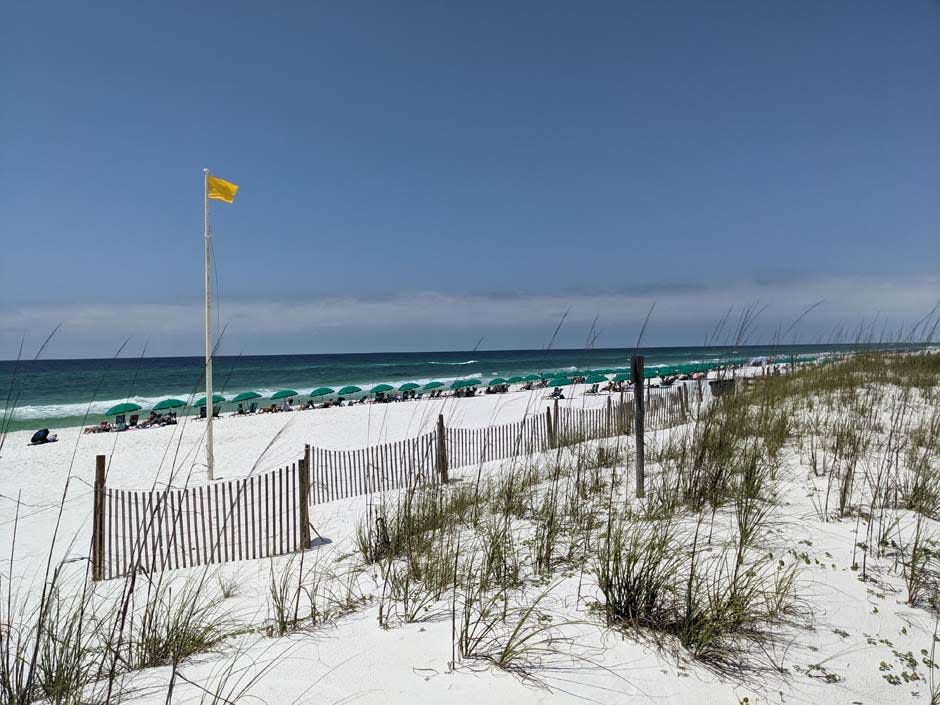 To further improve the effectiveness of beach safety, Okaloosa County, City of Destin and Henderson Beach State Park instituted a synchronized beach warning flag based on conditions observed.