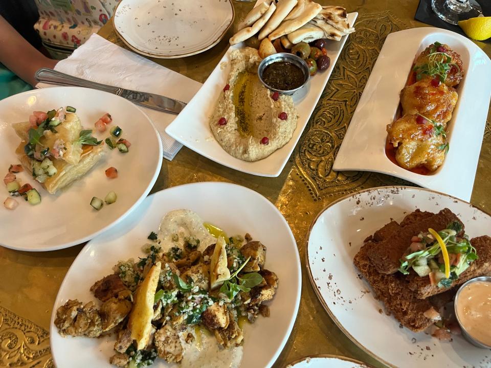 Five tapas from Spice Road Table.