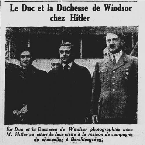 El encuentro entre los Duques de Windsor y Hitler en la prensa (imagen vía hemerotéca de gallica.bnf.fr)