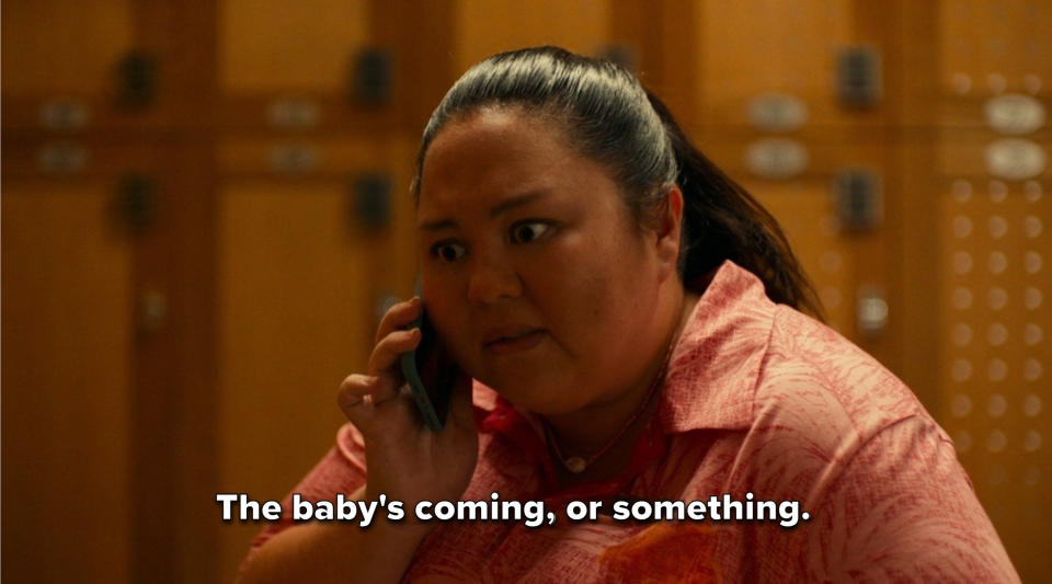 Lani tells Darrell that the baby is coming