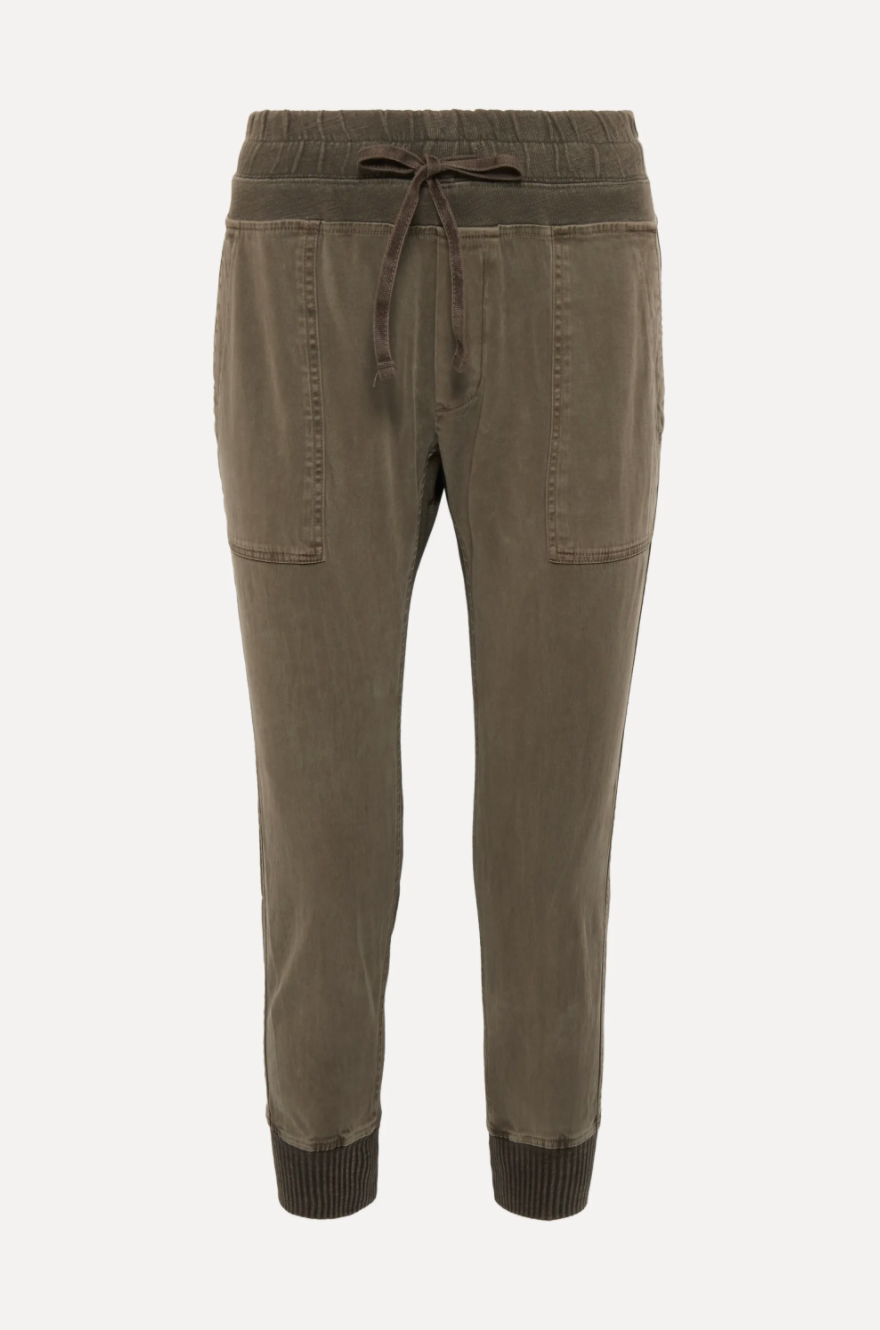 Jersey-trimmed cotton-gabardine track pants. Image via Net-A-Porter.