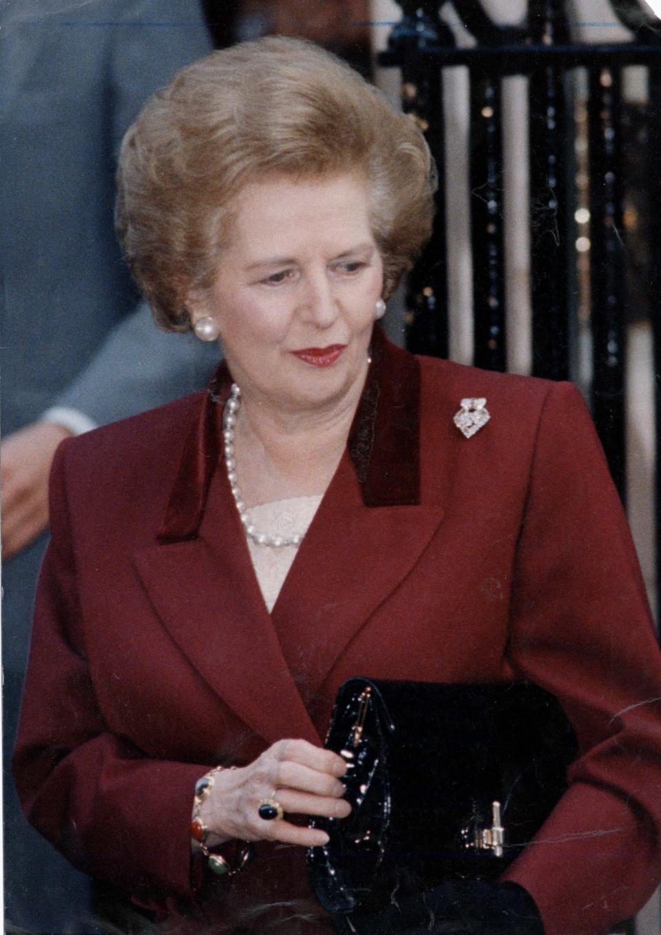 Margaret Thatcher jewellery - Daily Mail/REX/Shutterstock