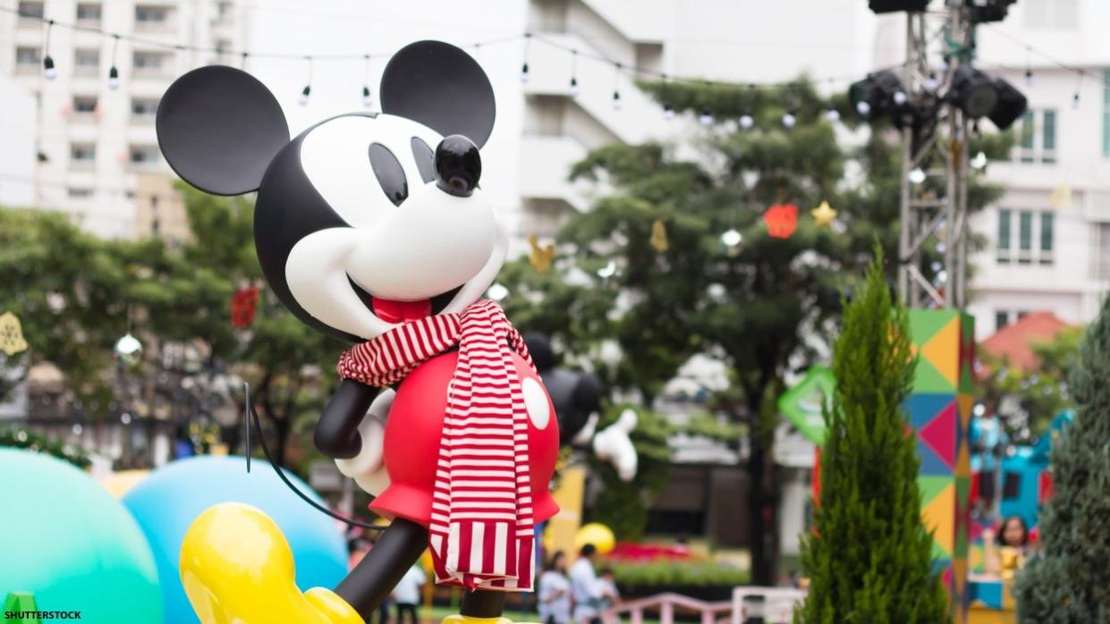 Mickey Mouse statue