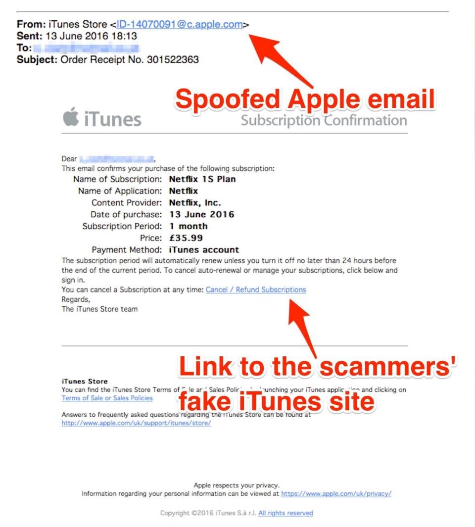 apple itunes scam netflix bi