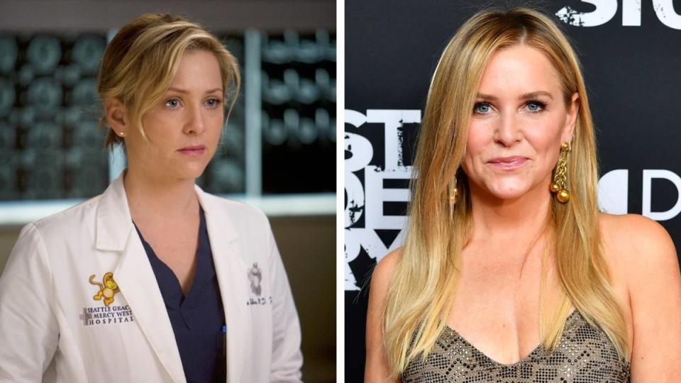 Jessica Capshaw as Dr. Arizona Robbins Grey's Anatomy cast