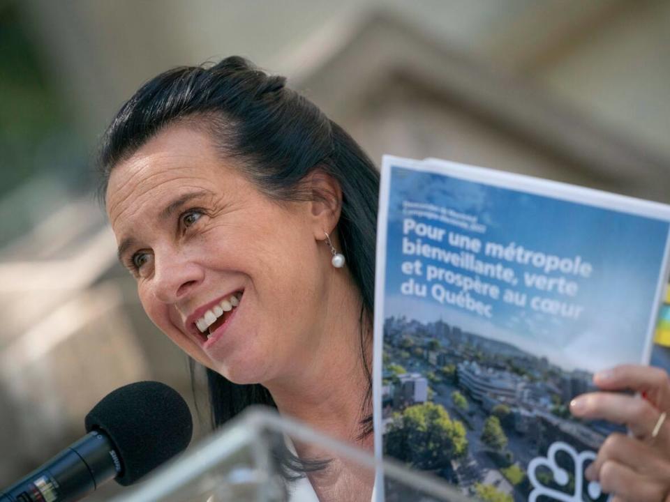 Montreal Mayor Valérie Plante said on Monday that the city would be able to better achieve its goals with stronger support from the province. (Ivanoh Demers/Radio-Canada - image credit)