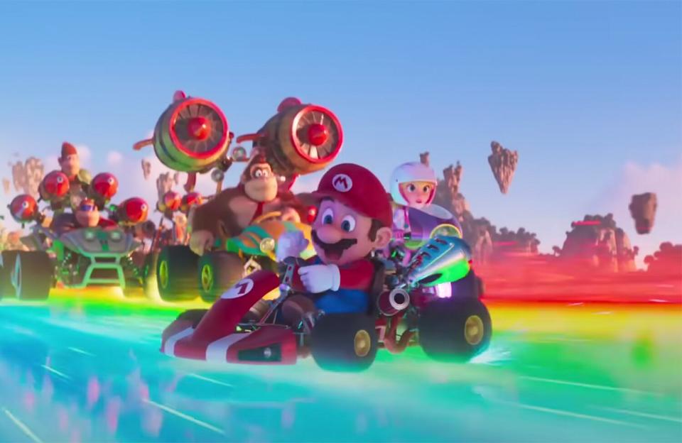 New Super Mario Bros. Movie Trailer Introduces Seth Rogen's Donkey Kong — and a Peek at Rainbow Road