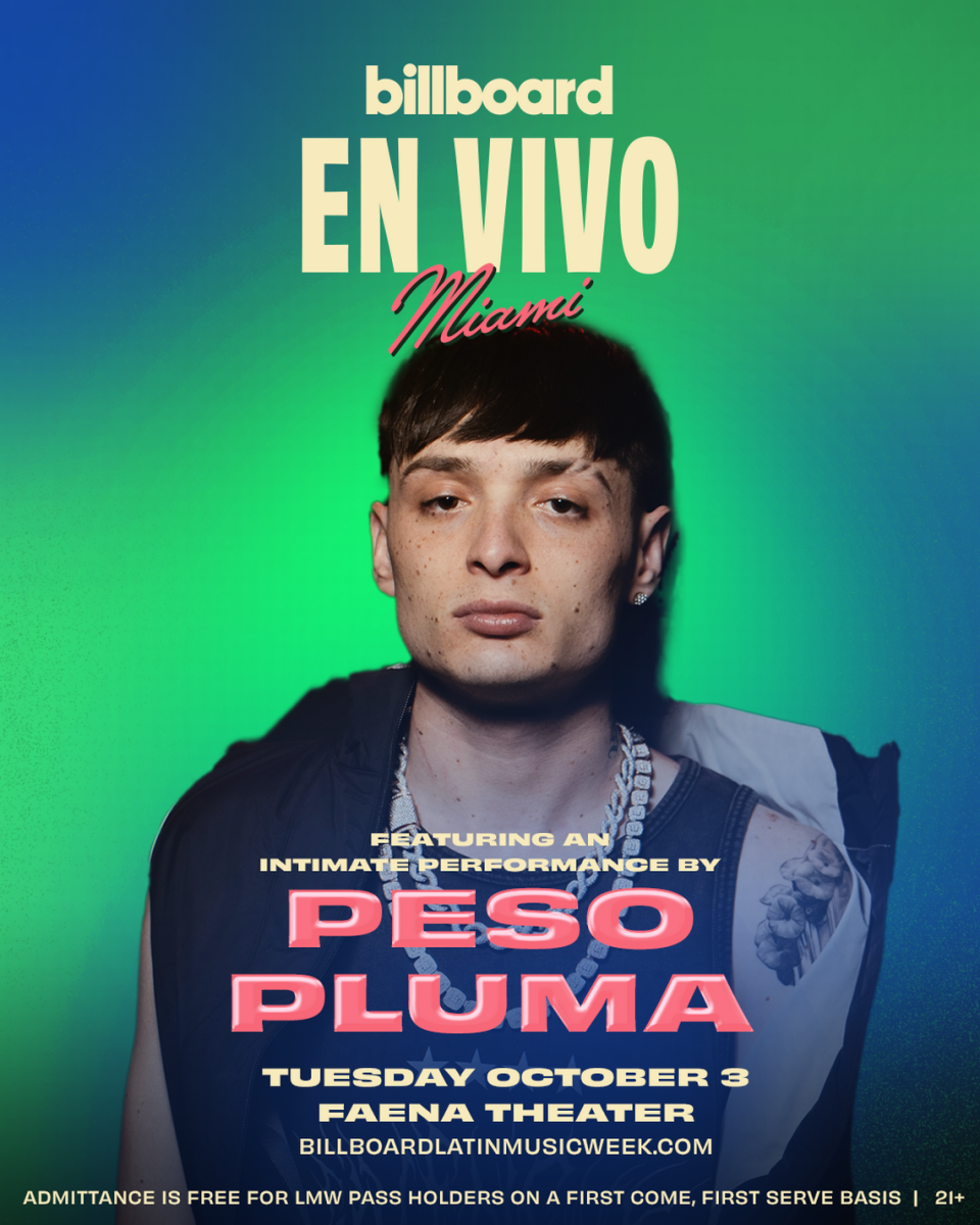 Peso Pluma se une a la programación de la Semana de Música Latina de Billboard.