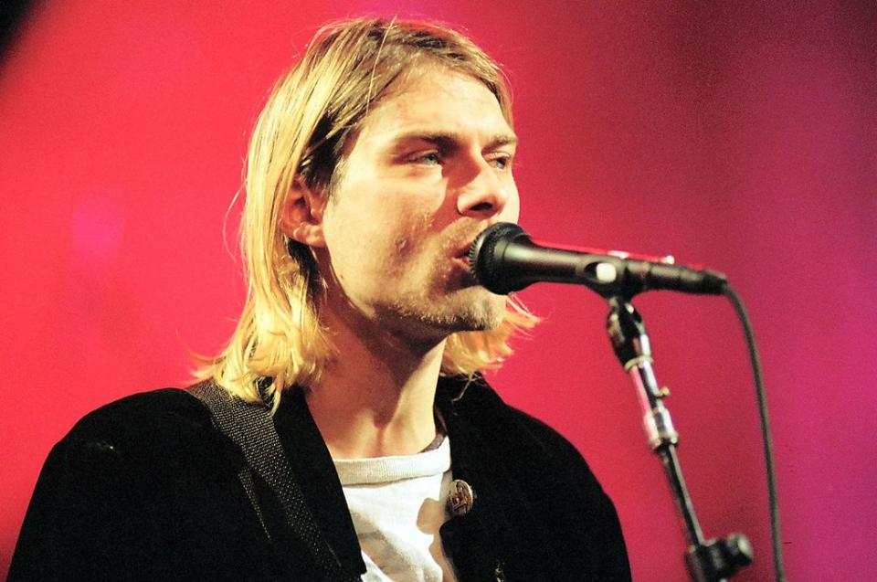 kurt cobain of nirvana photo by jeff kravitzfilmmagic