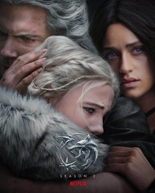 Ciri is Embraced in The Witcher Season 3 Poster