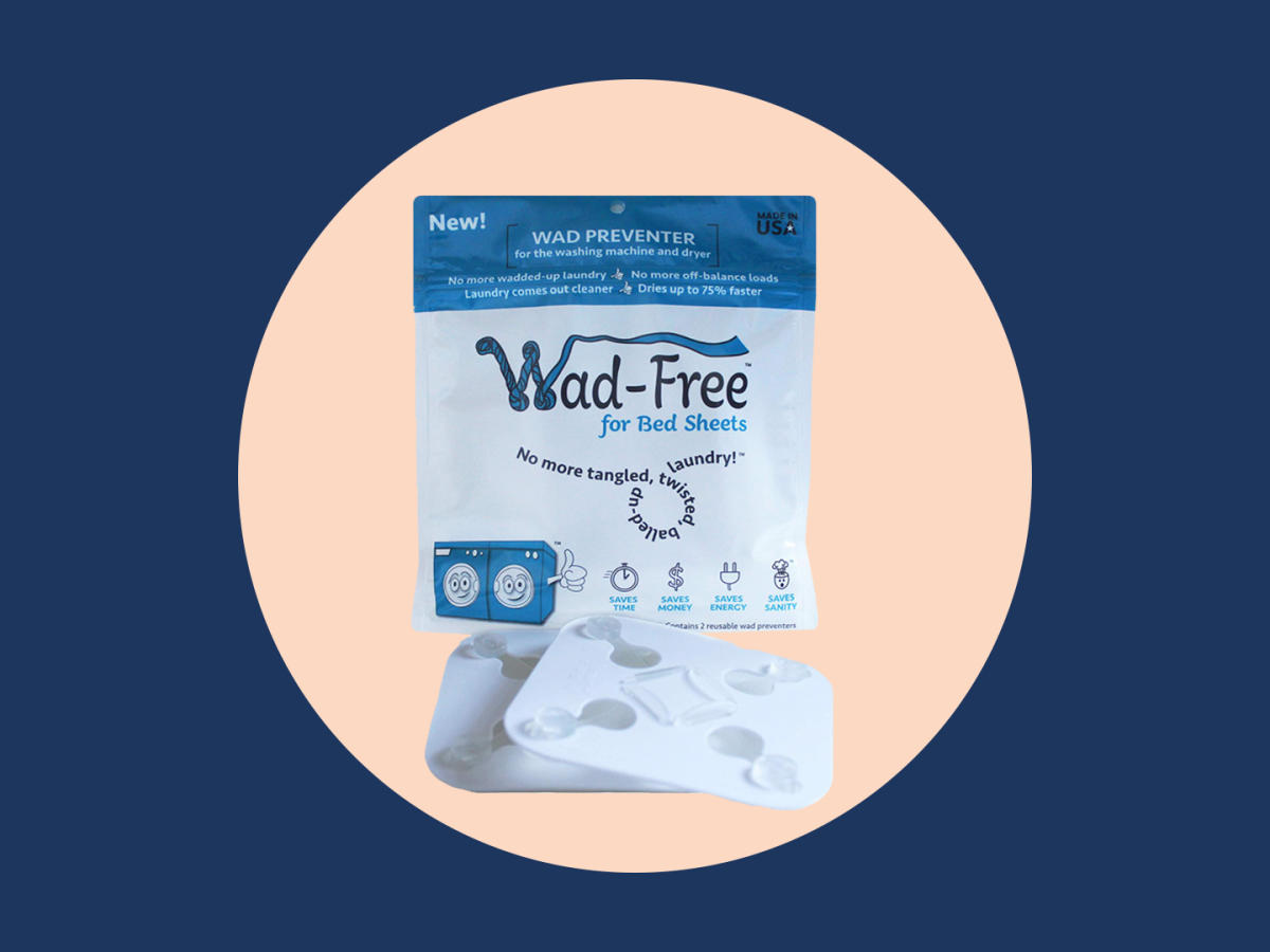 Washer & Dryer Bed Sheet Detangler Prevents Laundry Tangles and Wads