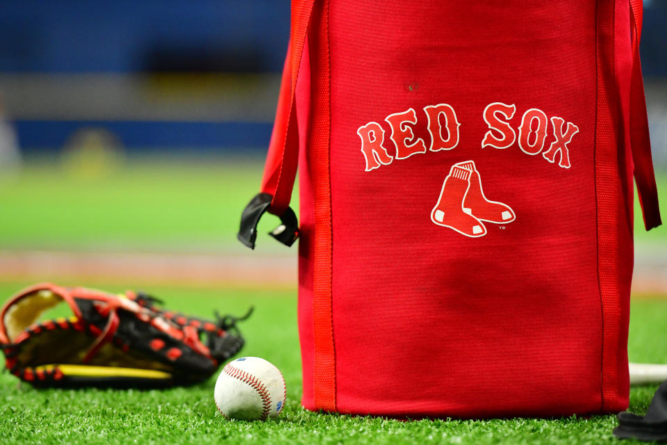 The Red Sox have been accused of using their video room to steal signs during the 2018 season. (Photo by Julio Aguilar/Getty Images)