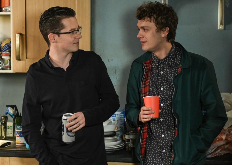 Tuesday, March 21: Ben and Johnny spark gossip at the party