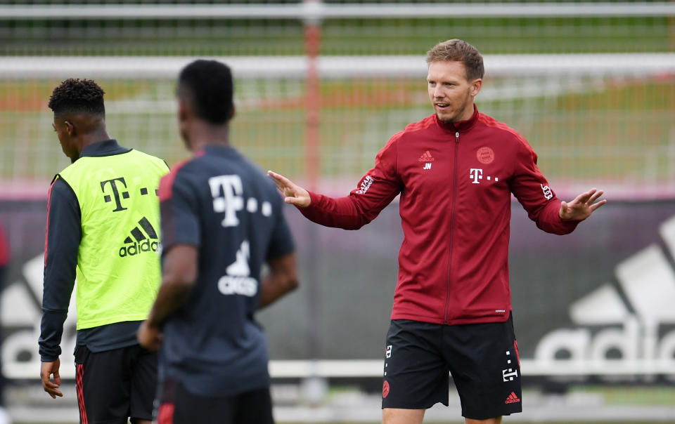 Julian Nagelsmann hat jetzt an der Säbener Straé das Sagen, jedenfalls auf dem Rasen. (Bild: Reuters)