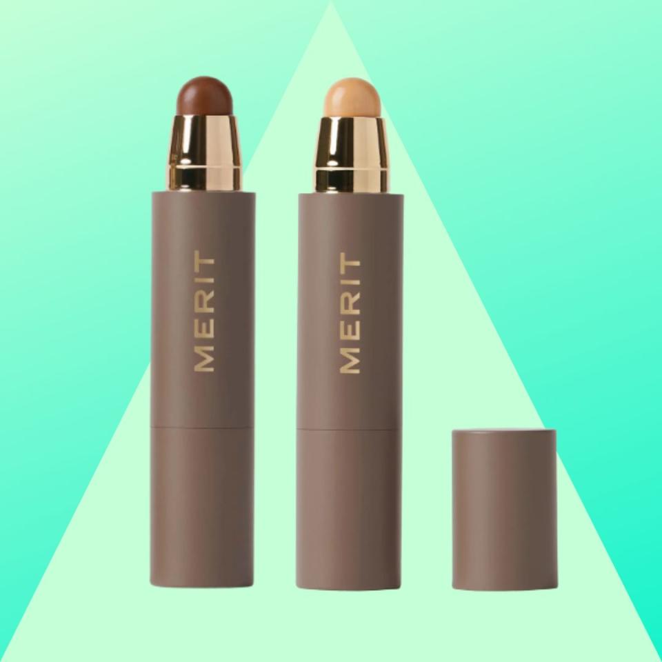 Enjoy a picture-perfect complexion with Merit's foundation stick. It does double duty as both a foundation and concealer and gives skin a silky smooth, soft and natural glow. Get it in one of 20 shades.You can buy the complexion stick from Merit for $38. 