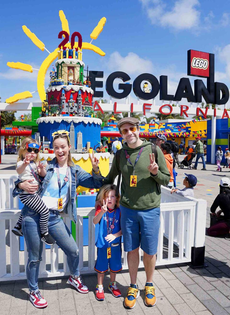 Jason Sudeikis and Olivia Wilde Legoland