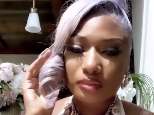 Megan Thee Stallion appeared in an Instagram Live to talk about the shooting incidentMegan Thee Stallion/Instagram