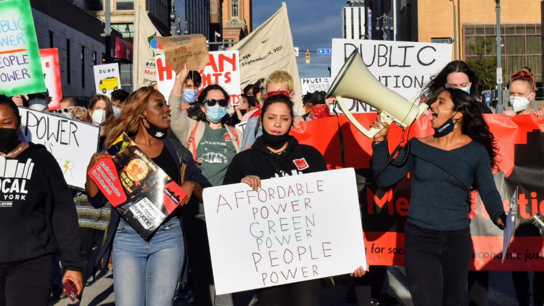 a grassroots organization advocating for public power in Rochester, New York