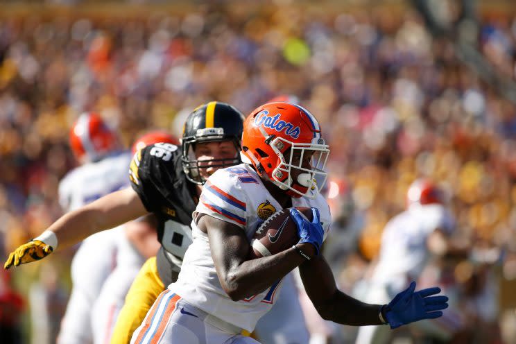 Antonio Callaway had 54 catches for 721 yards and three touchdowns in 2016. (Getty)