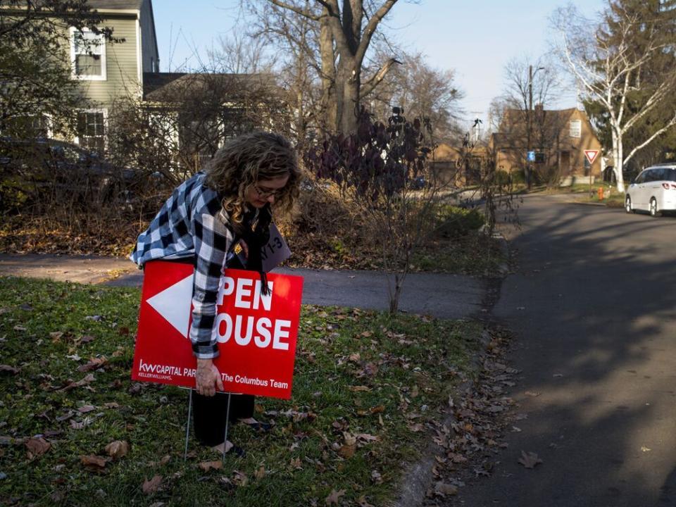  There is less business to go around for real estate agents these days.