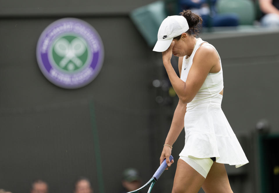 Madison Keys was up 5-2 in the third set on Sunday afternoon, so close to a quarterfinals berth, when her leg injury hit.