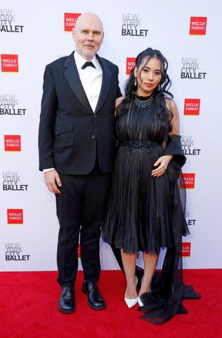 <p>John Lamparski/Getty</p> Billy Corgan and Chloe Mendel attend the New York City Ballet 2024 Fall Fashion Gala