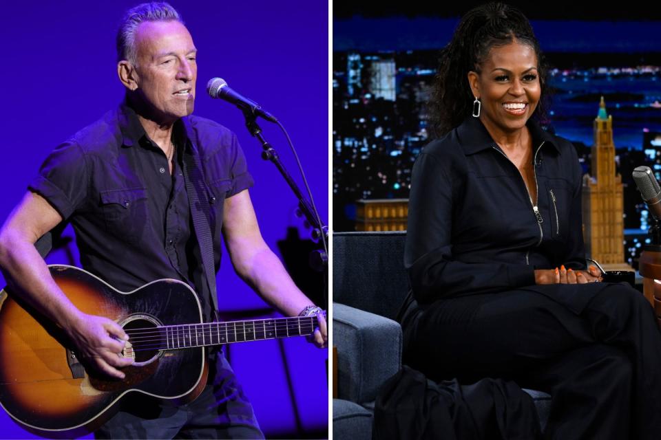 Michelle Obama se une a Bruce Springsteen en Glory Days en Barcelona