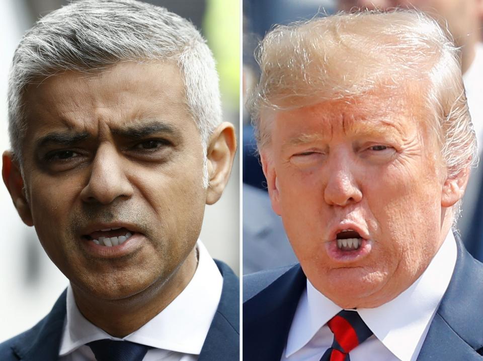 Sadiq Khan’s spat with Donald Trump shows no sign of ending, as the Mayor of London branded him a “6ft 3 child in the White House”.It is the latest insult to be fired between Mr Khan and the US president, in what has become a long-running feud.In a room full of teachers at the Together for Education event in Westminster’s Central Hall on Saturday Mr Khan joked that he had made sure to switch his phone off.He added: “For those of you that have your phones on, if somebody starts tweeting about me – a 6ft 3 child in the White House – can you let me know?”The remark prompted laughter, cheers and applause from the teachers gathered in the hall.Earlier this month Mr Trump called Mr Khan a “stone cold loser”, mocked his height and misspelt his name in a tweet sent as he touched down in Air Force One for a state visit to the UK earlier this month.The president also dubbed Mr Khan a “disaster” on Twitter and called him a “national disgrace who is destroying the city of London”, while quoting a racist tweet by far-right, Islamophobic activist Katie Hopkins.Saturday’s light-hearted remarks were the latest salvo in a transatlantic exchange that has seen Mr Khan describe Mr Trump as a “poster boy for racists” and note that the president appears “obsessed” with him.Earlier this week Tory leadership hopeful Jeremy Hunt said he agreed “150 per cent” with Mr Trump’s assessment of Mr Khan’s record on tackling knife crime.The foreign secretary conceded the president “has his own style” and he “would not use those words myself”.He added: “But the sentiment is enormous disappointment that we have a mayor of London who has completely failed to tackle knife crime and has spent more time on politics than the actual business of making Londoners safer and in that I 150 per cent agree with the president.”