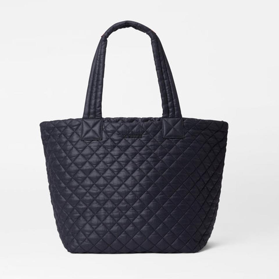 Black Medium Metro Tote Deluxe