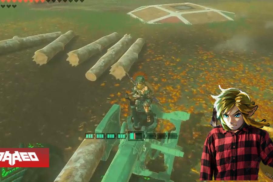 Jugador de Zelda: Tears of the Kingdom construyó una increíble máquina que le permite cortar árboles para recolectar madera