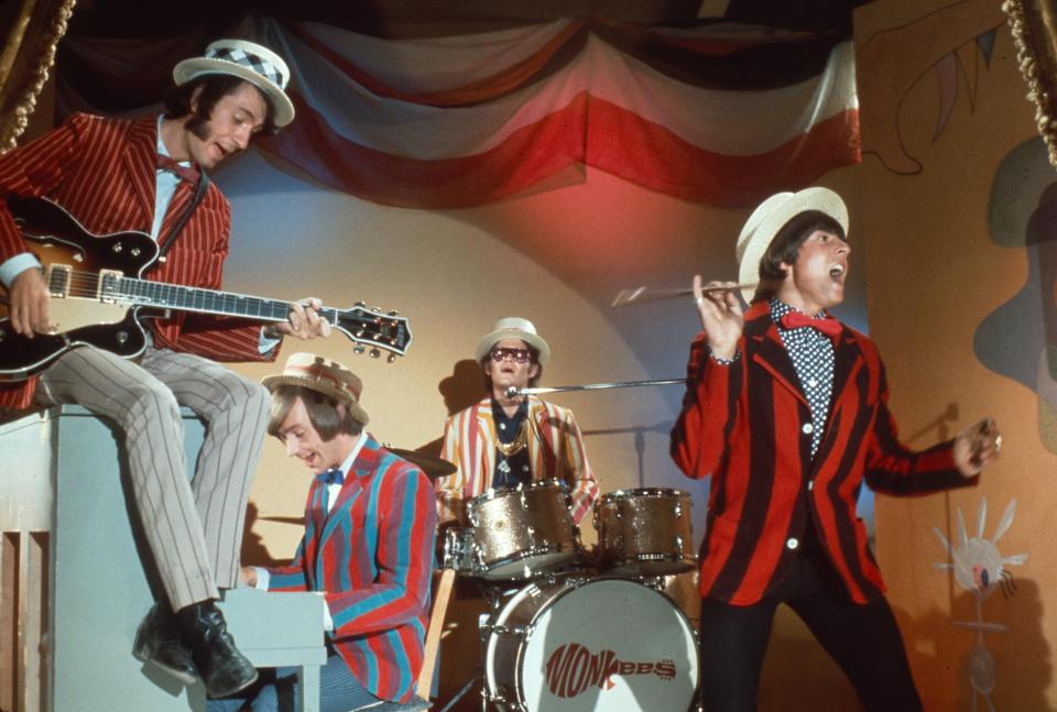 The Monkees, from left: Nesmith, Peter Tork, Micky Dolenz and Davy Jones - Credit: Everett Collection