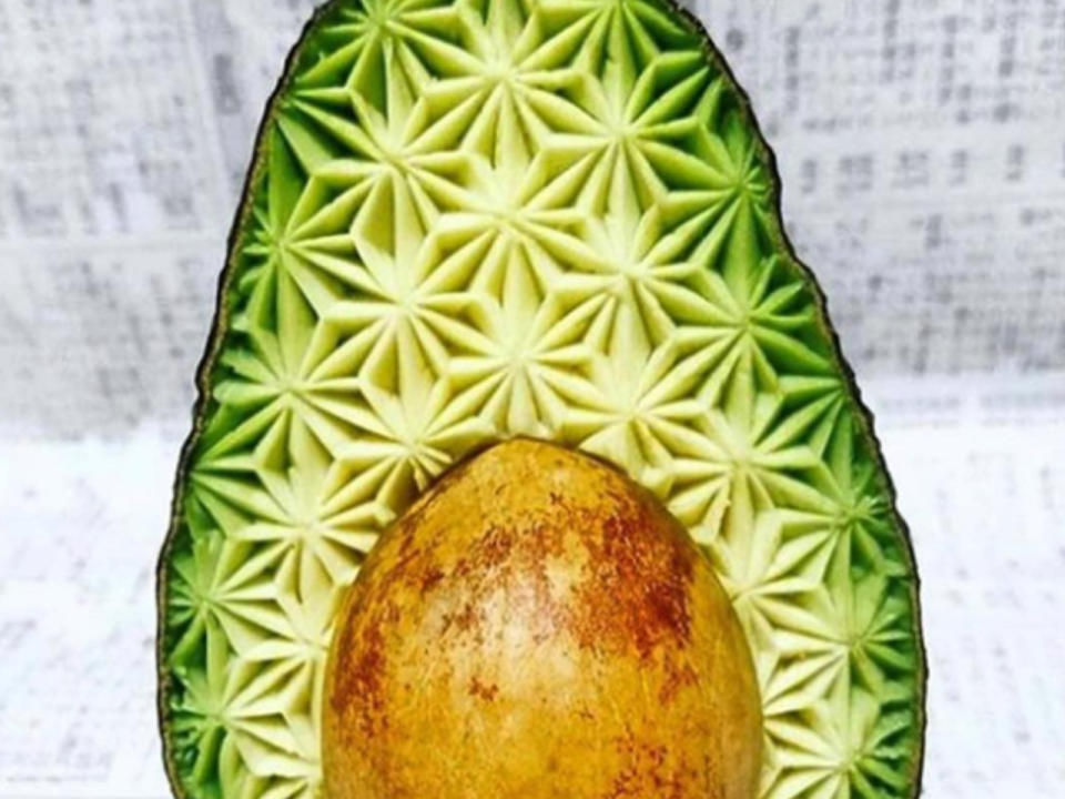 Avocado-Kunst: Diese vergänglichen Kunstwerke werden im Netz gefeiert