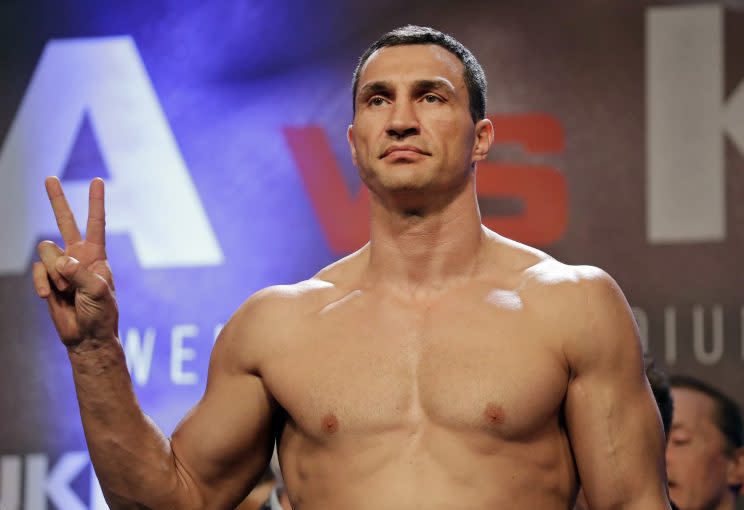 Wladimir Klitschko made 23 successful title defenses. (AP)