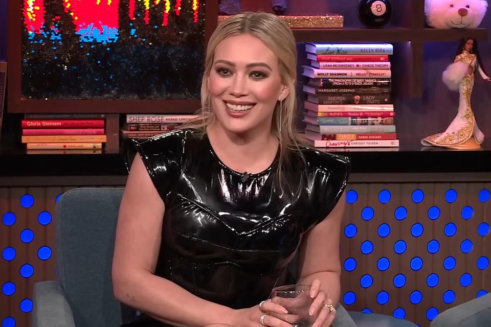 hilary duff watch what happens live with andy cohen