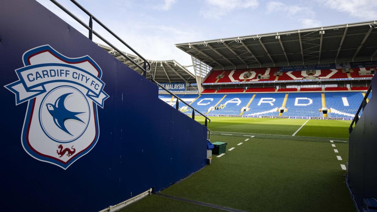 The extended Ninian Stand at Cardiff City Stadium once completed