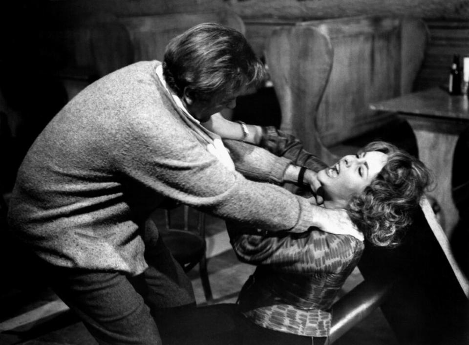 Richard Burton and Elizabeth Taylor in <em>Who’s Afraid of Virginia Woolf?,</em> directed by Mike Nichols. (Credit: Sunset Boulevard/Corbis via Getty Images)