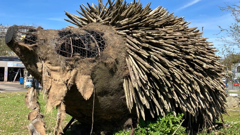 The larger hedgehog in need of repair