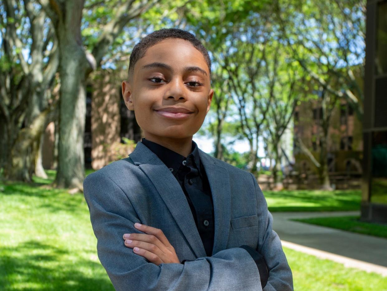 At age 9, David Balogun enrolled at Southern New Hampshire University.