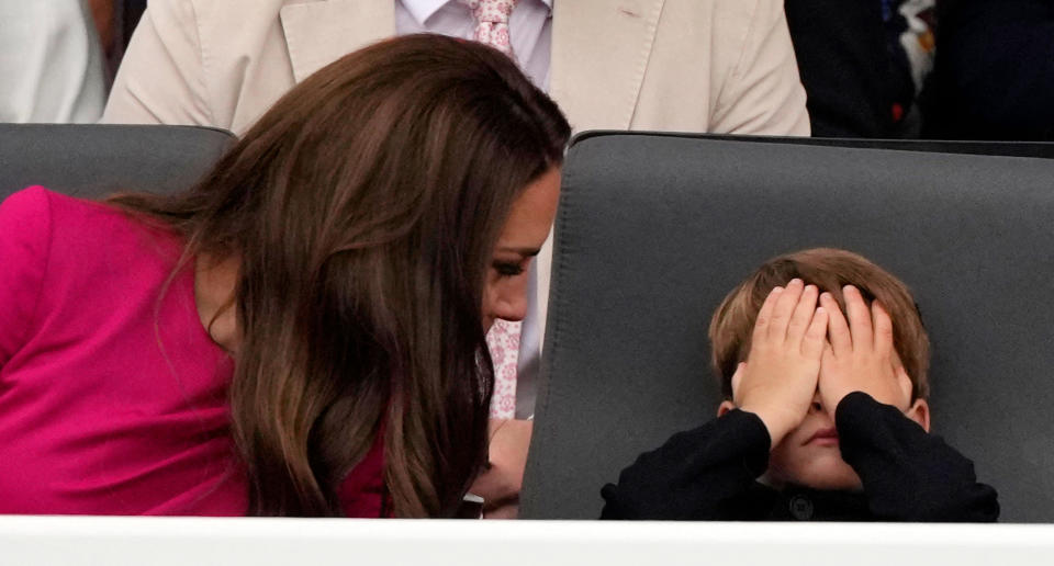 Any parent can relate to this photo. (Frank Augstein / AFP / Getty Images)