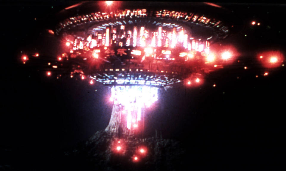 "Close Encounters of the Third Kind" (1977) continues to influence pop culture's thoughts about alien visitors, 40 years later. <cite>Sunset Boulevard/Corbis/Getty</cite>