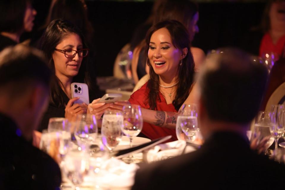 Shayna Zaid and guest, Changemakers Dinner 2023